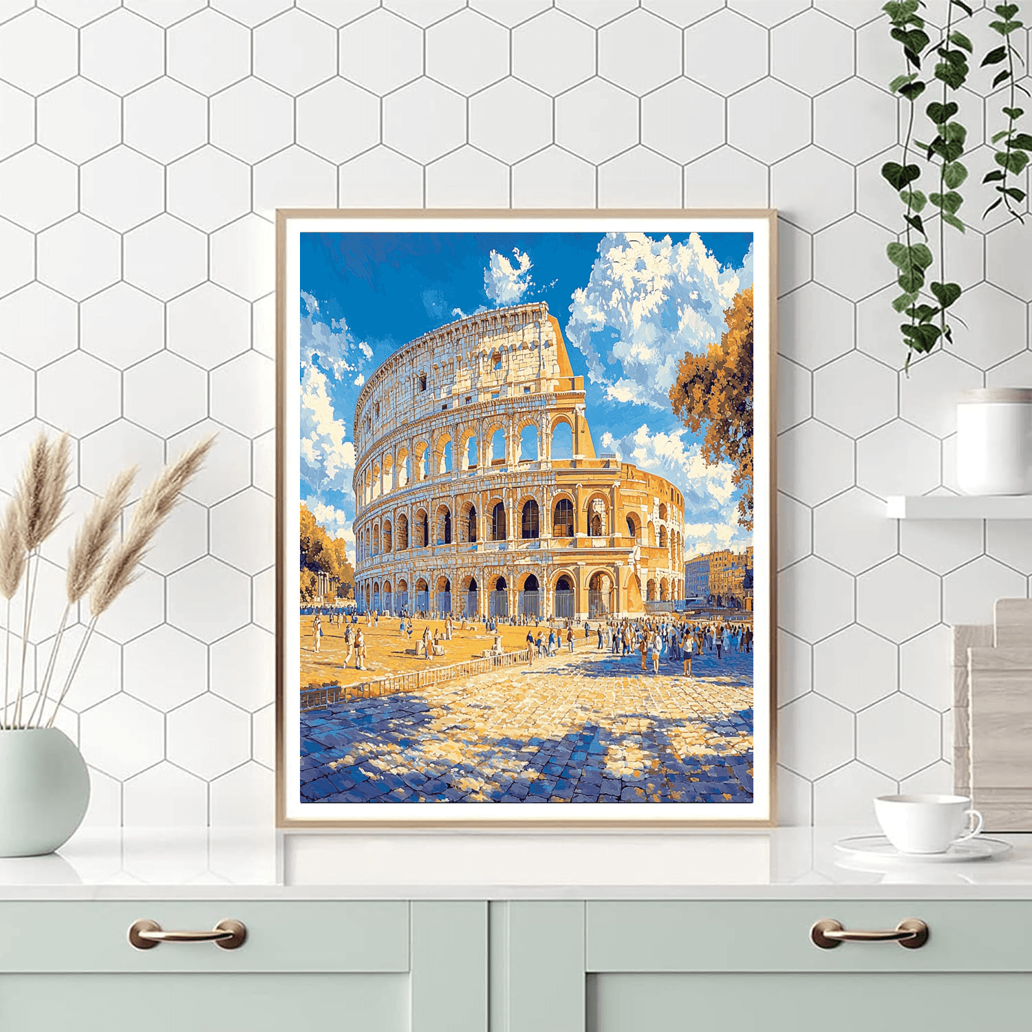 The Colosseum - Rome DIY Paint By Numbers