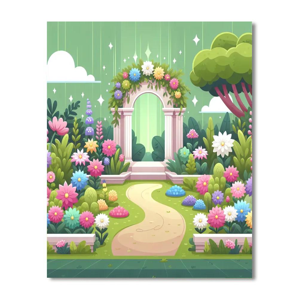 Secret Garden Getaway Painting By Numbers Kit