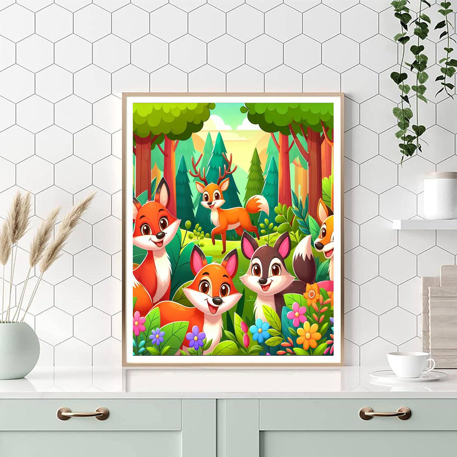 Explorers Of The Forest Paint By Numbers Art