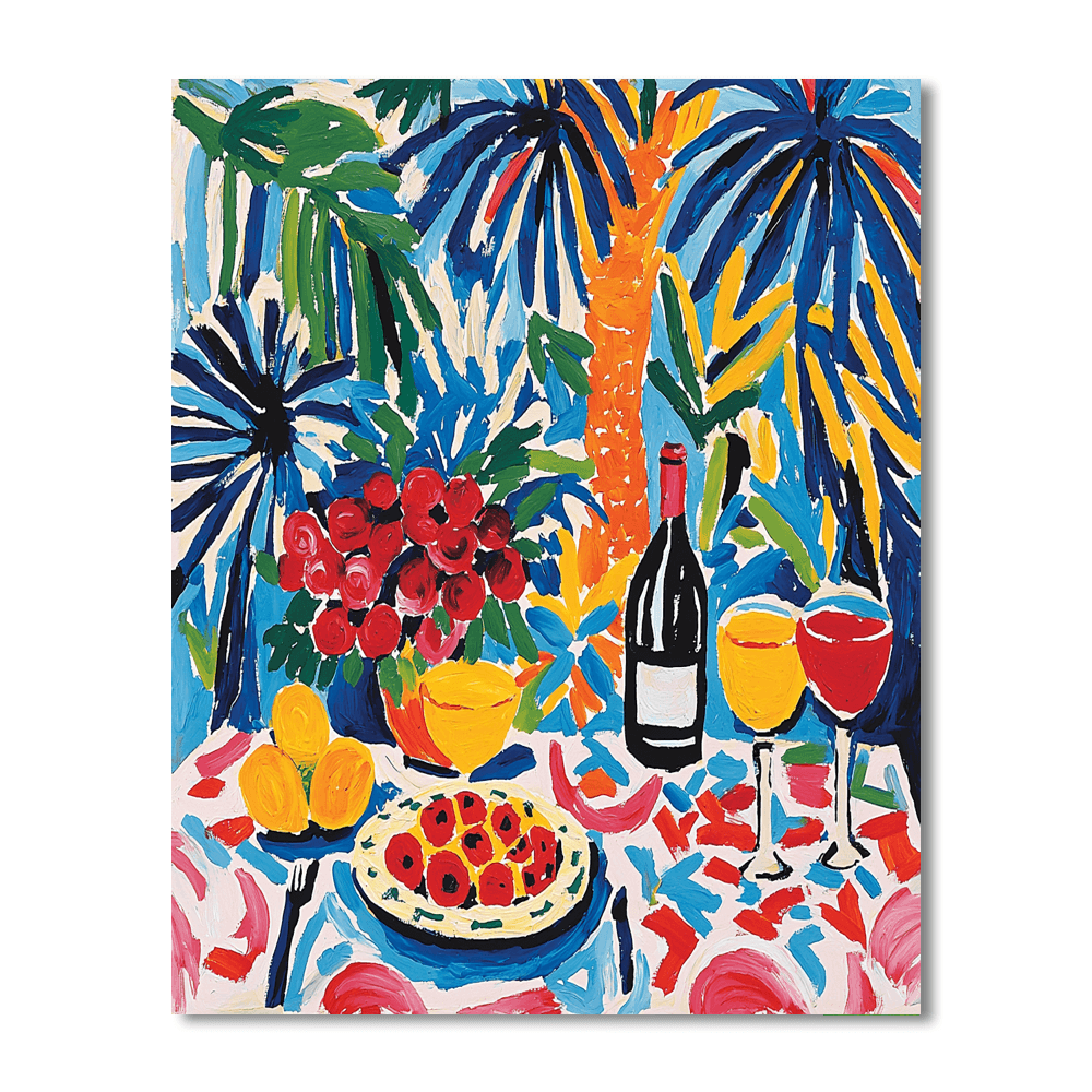 Matisse Inspired Joyful Celebrations  Paint By Number