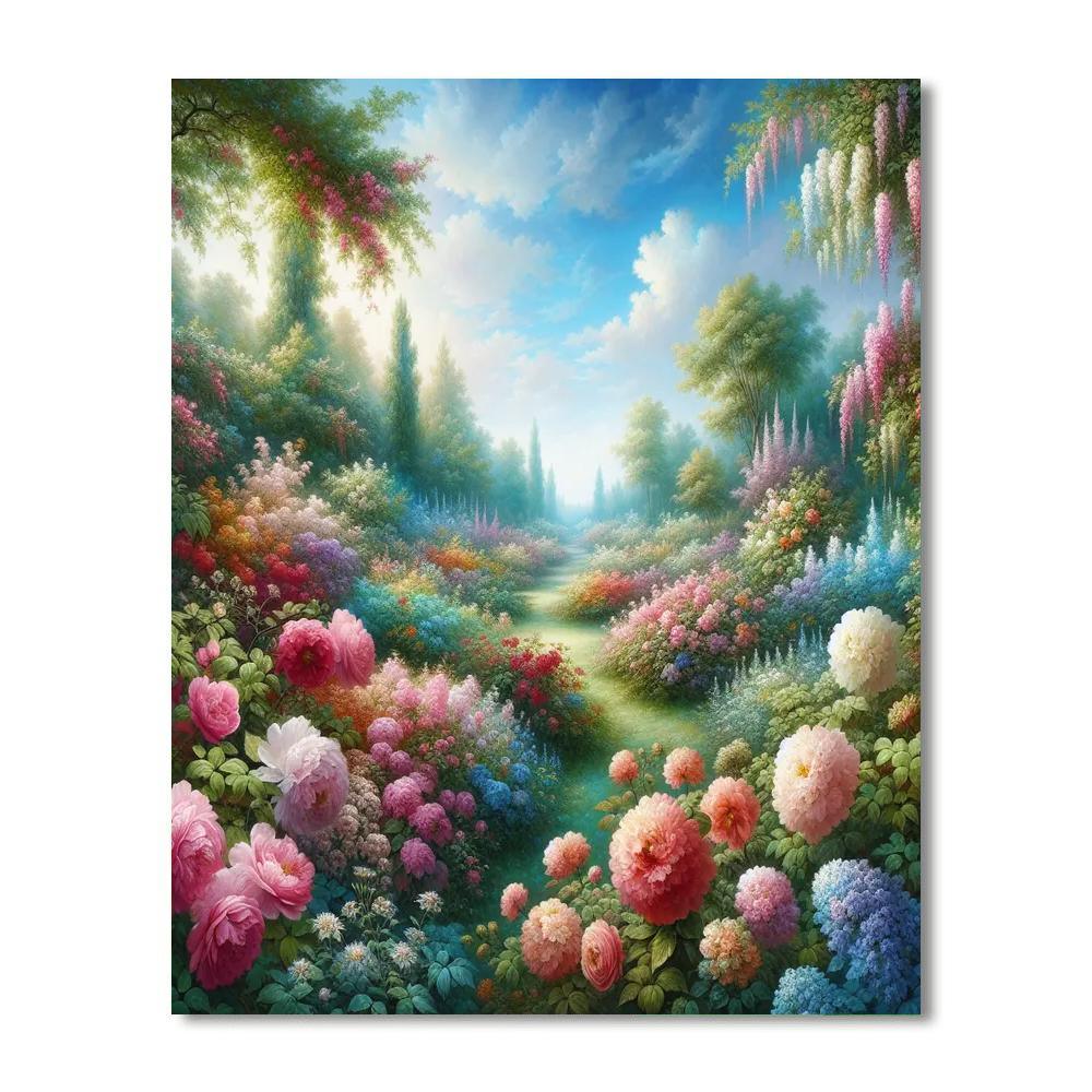 Bell's Garden Harmony Paint By Numbers Art
