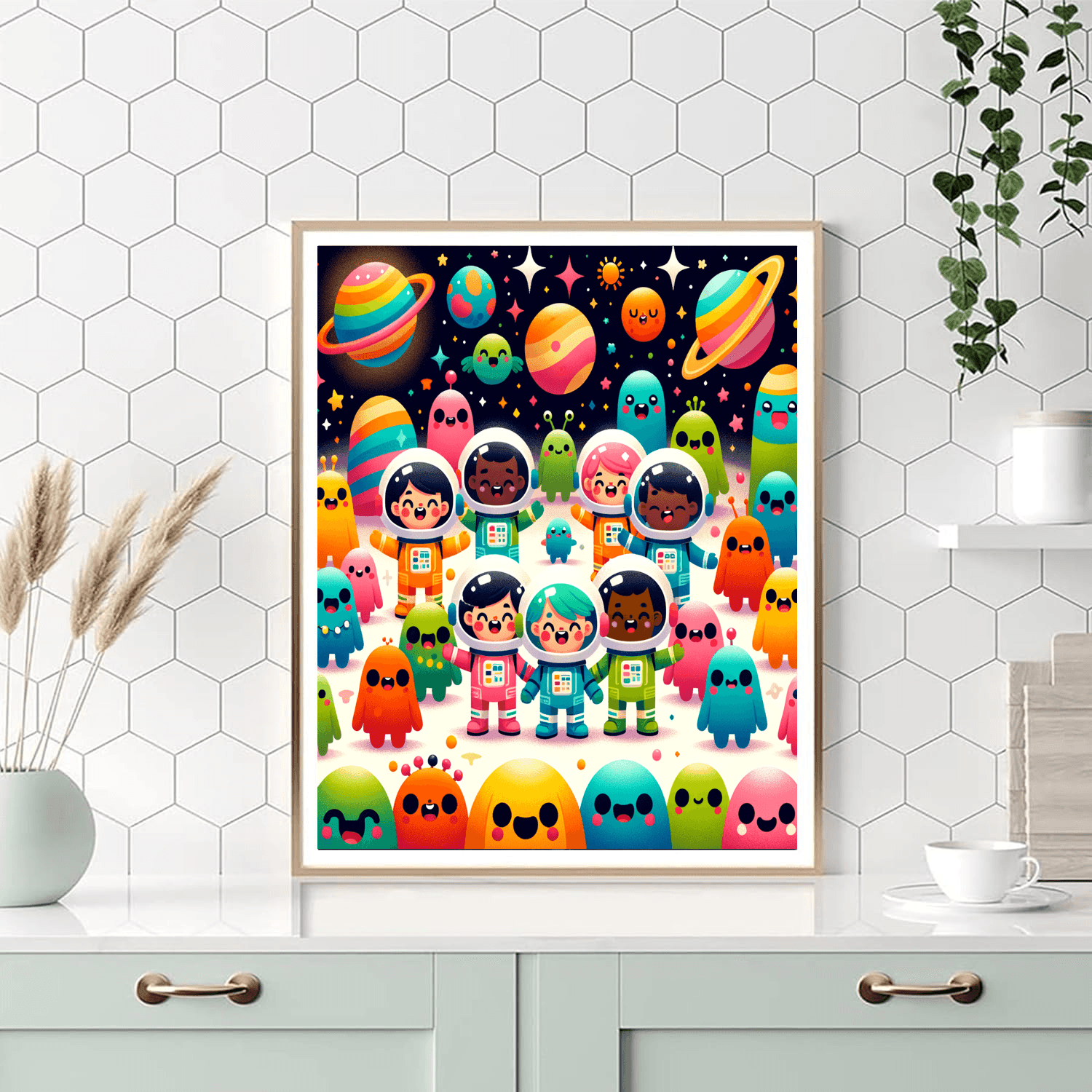 Space Exploration Team Paint By Numbers Kits
