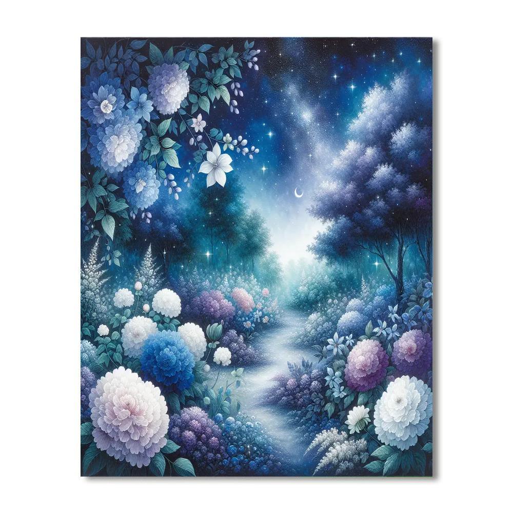 Magical Starlit Garden Paint By Number