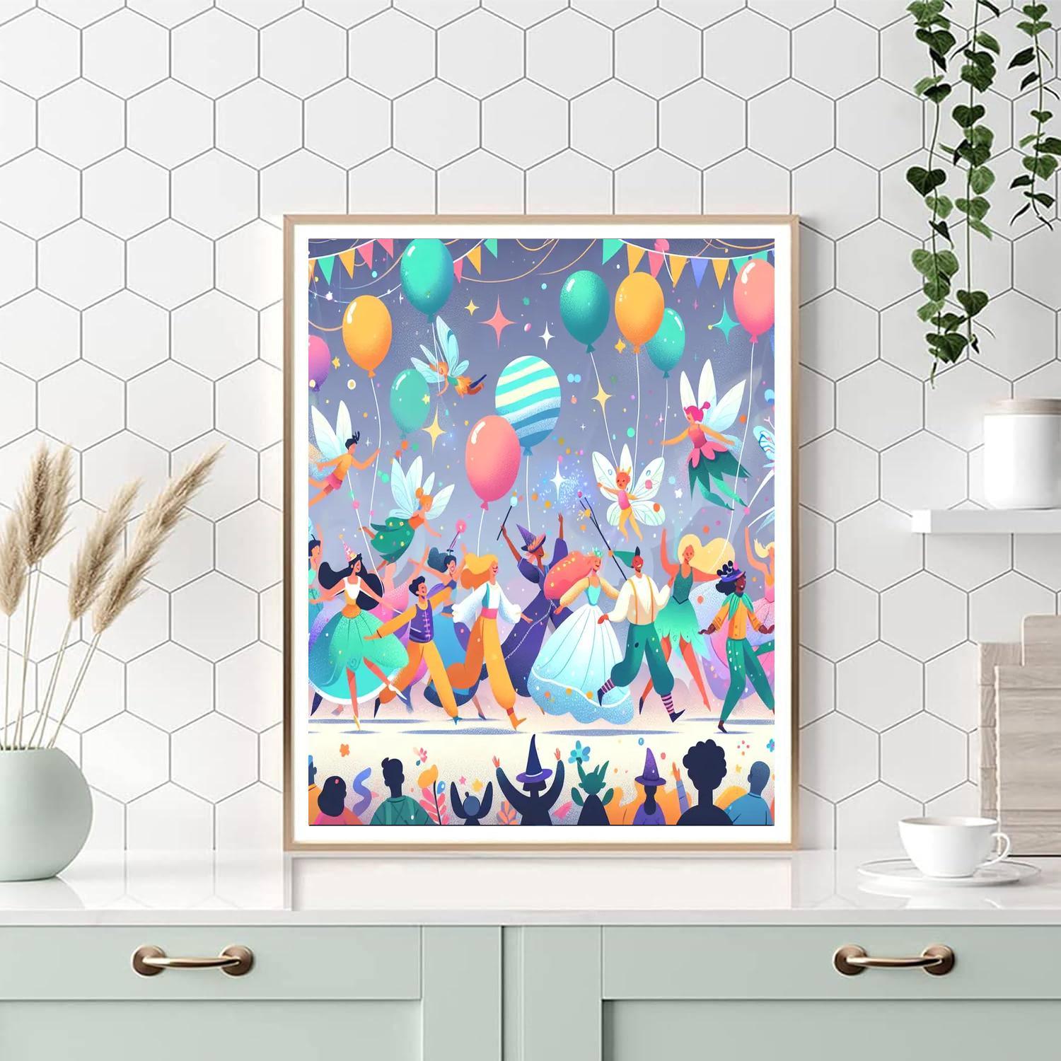 Enchanted Fairy Parade Paint By Numbers