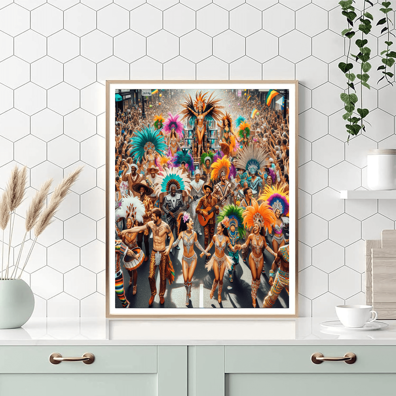 Carnaval De Barranquilla - Barranquilla Paint By Color