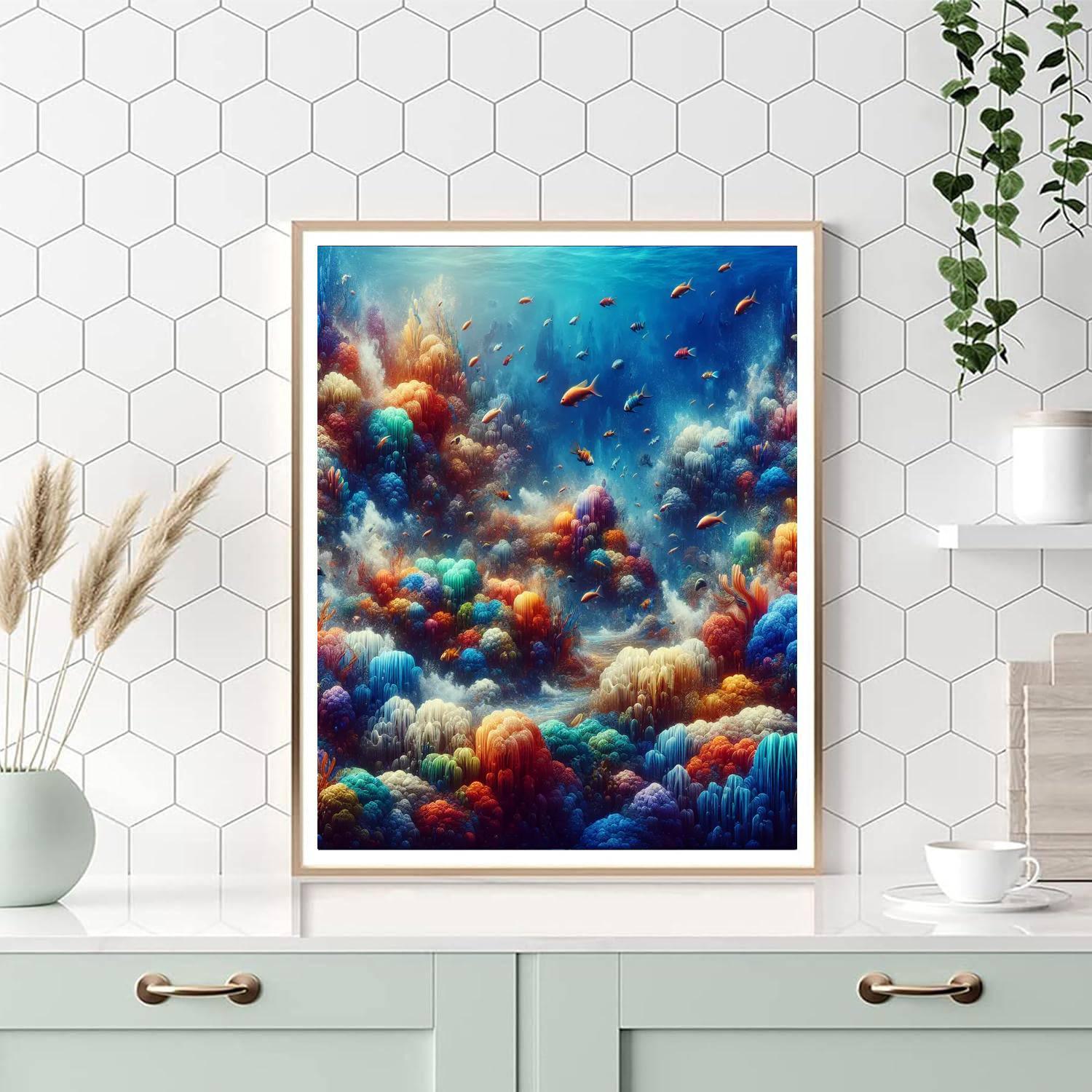 Underwater Ocean Fantasy Paint By Number