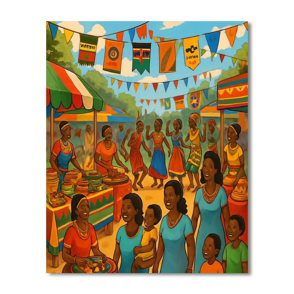 Nairobi Festival DIY Paint By Numbers