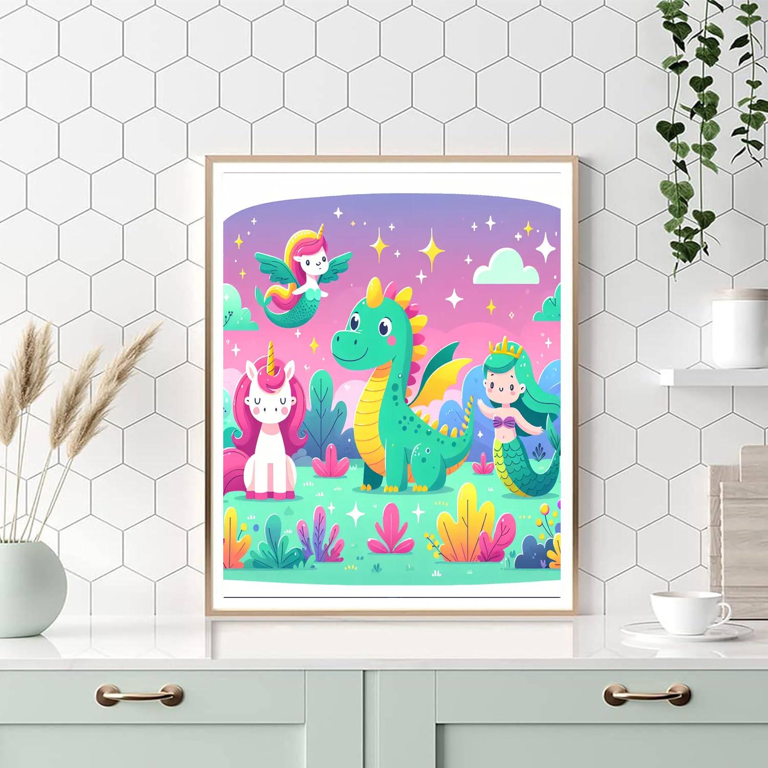 Mythical Creatures Enchantment Paint By Number