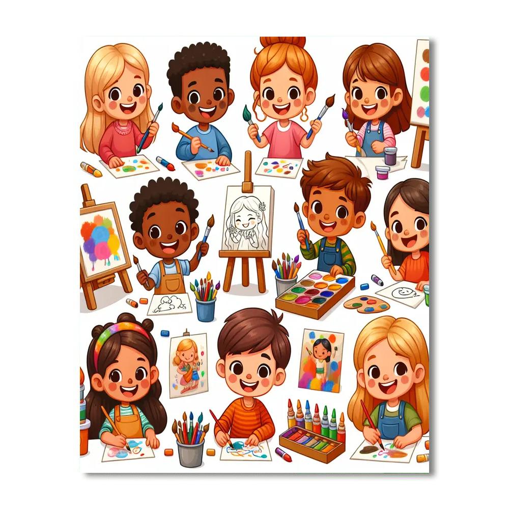 Creative Artists Numbered Painting Kits