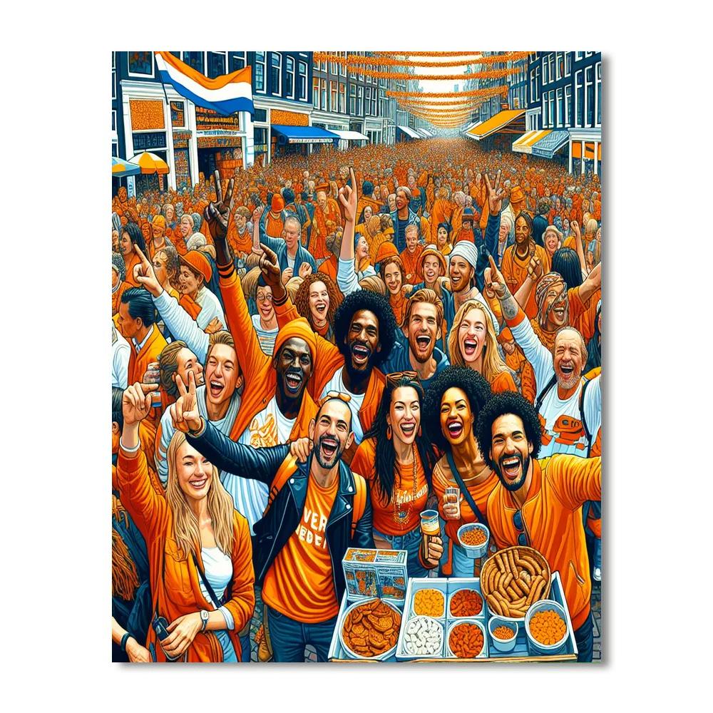 Kings Day DIY Paint By Numbers