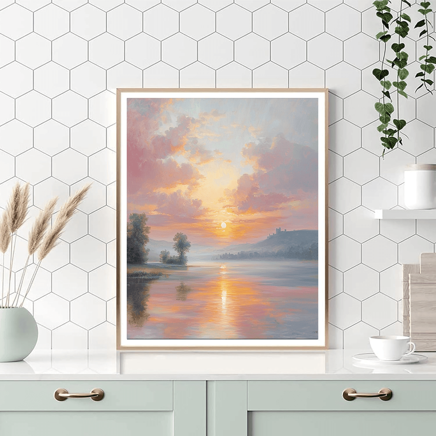 J.M.W. Turner Inspired Rays Of Dawn  Paint By Numbers Kits