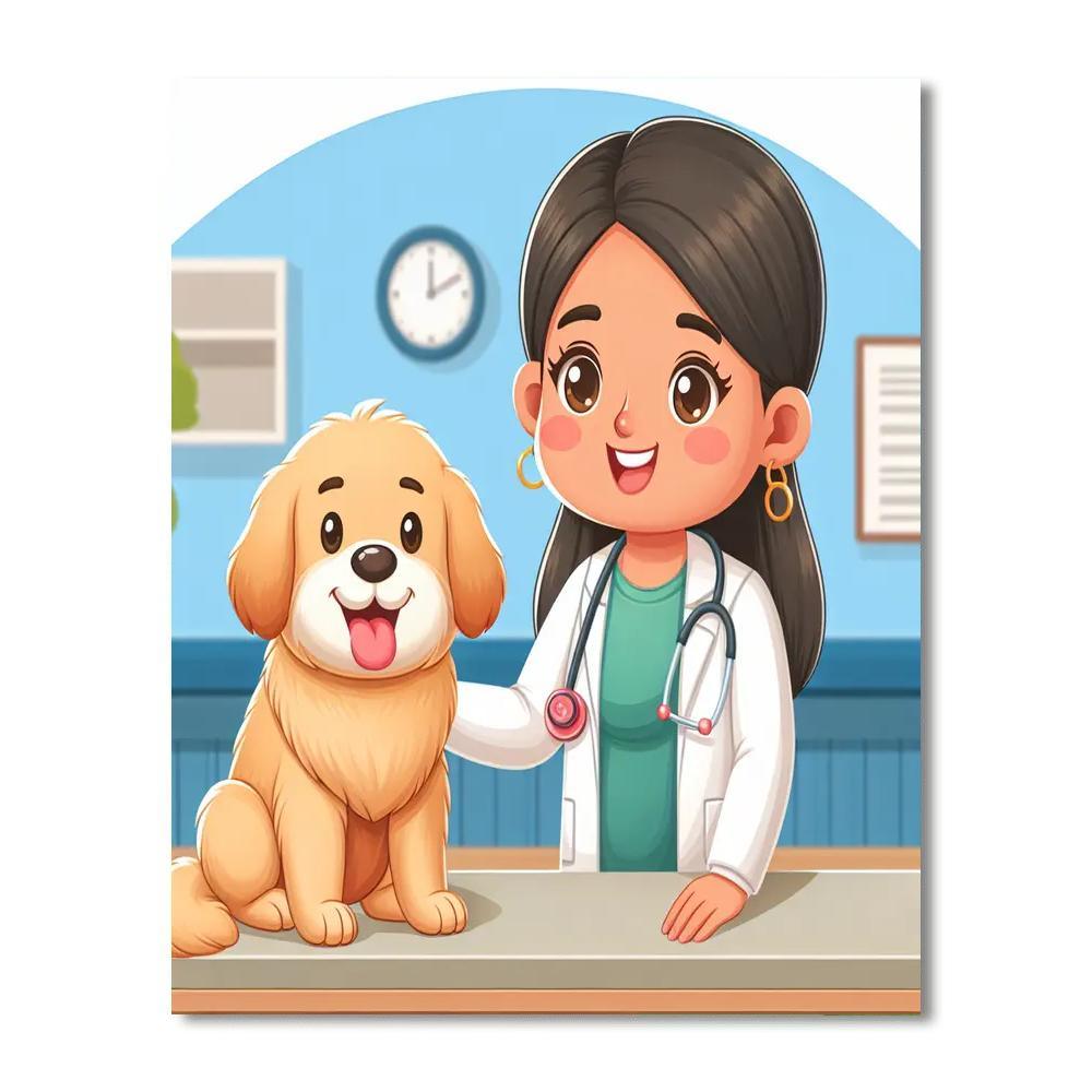 Caring Veterinary Clinic Paint By Color