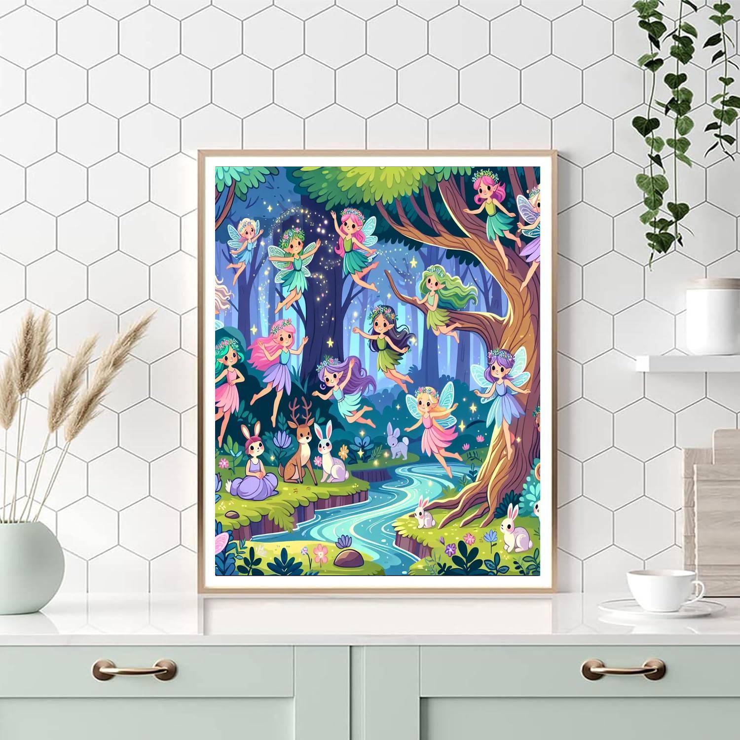 Adventures In Magical Forests DIY Paint By Numbers