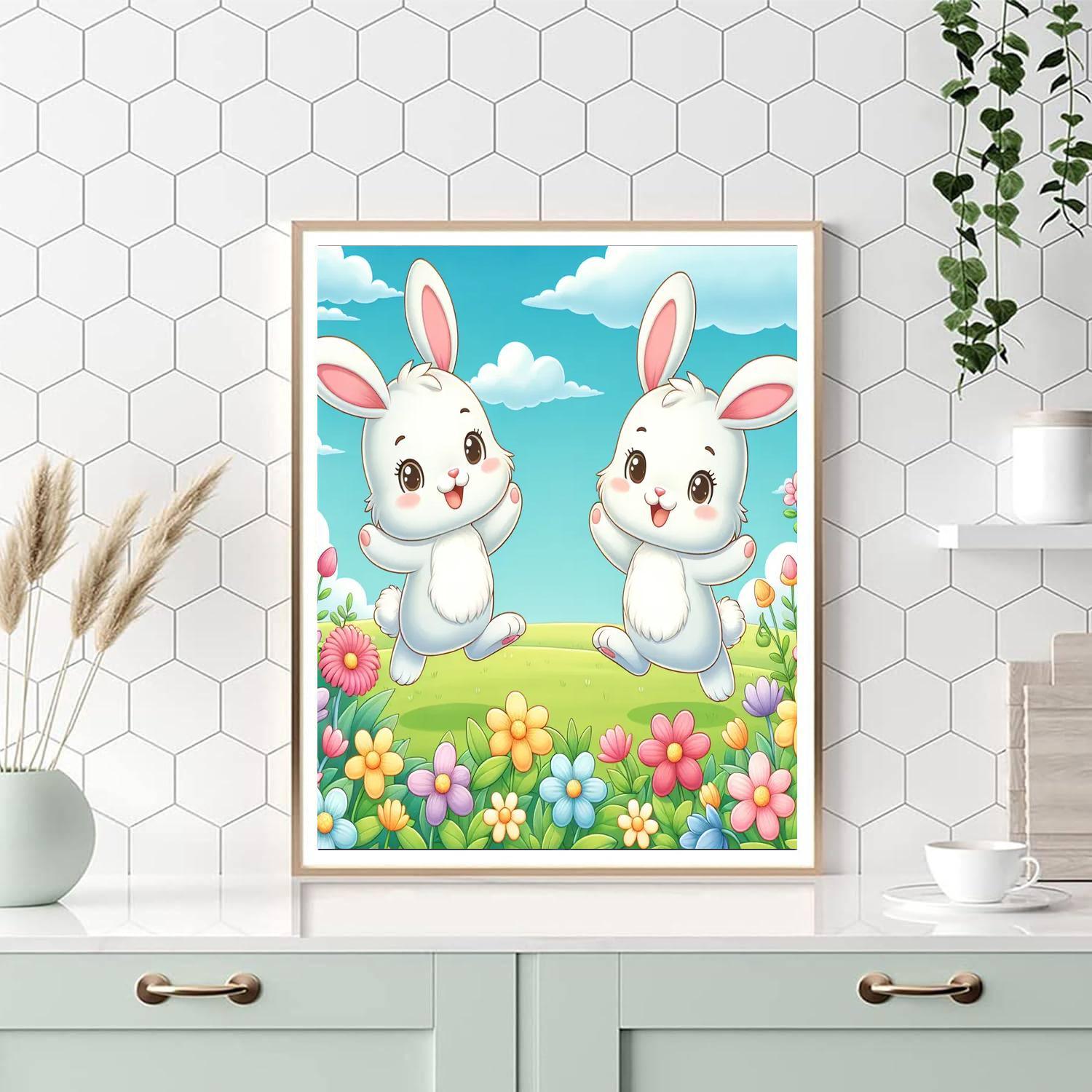 Bouncing Bunny Adventures Paint By Number