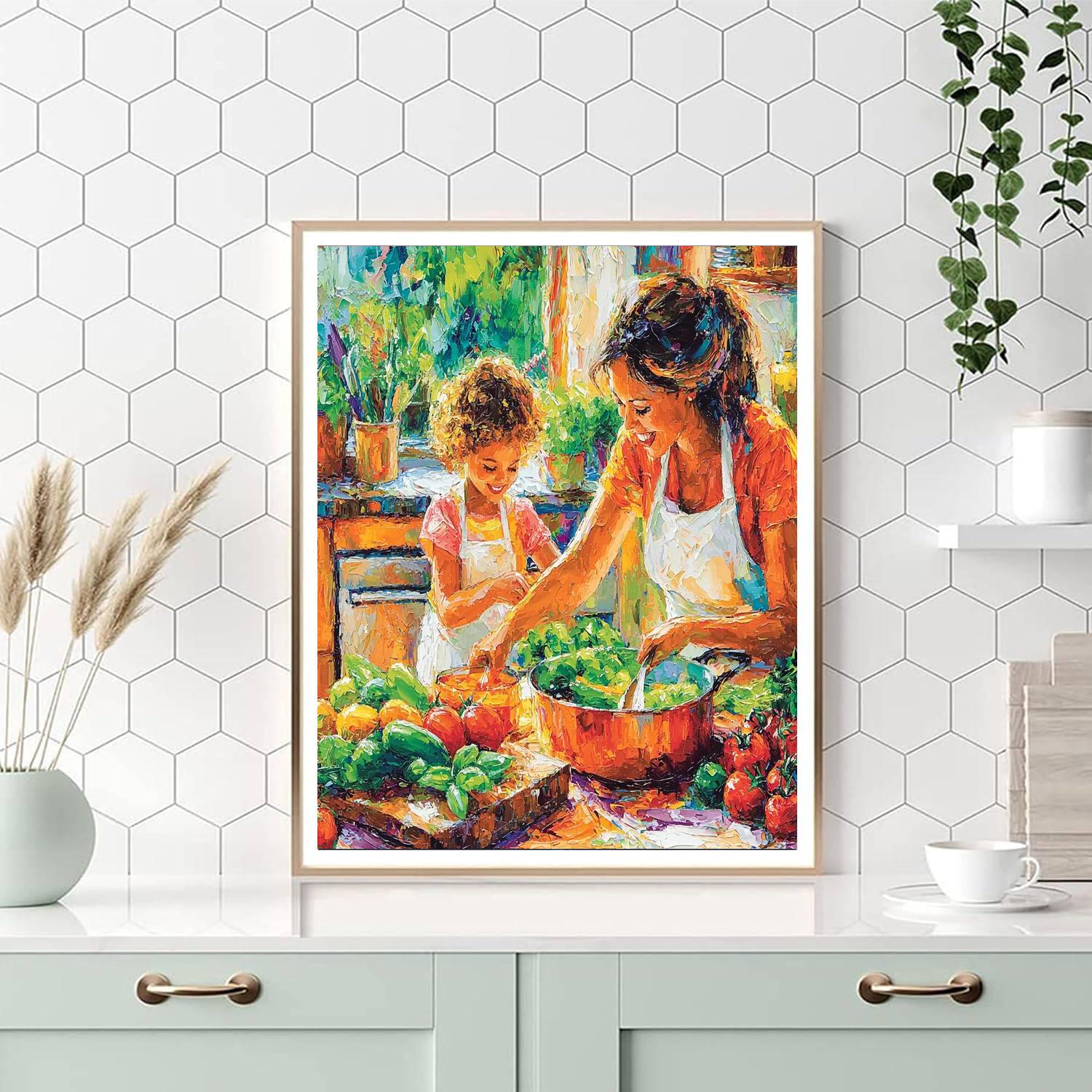 Mom’s Little Chef Paint By Numbers Kits