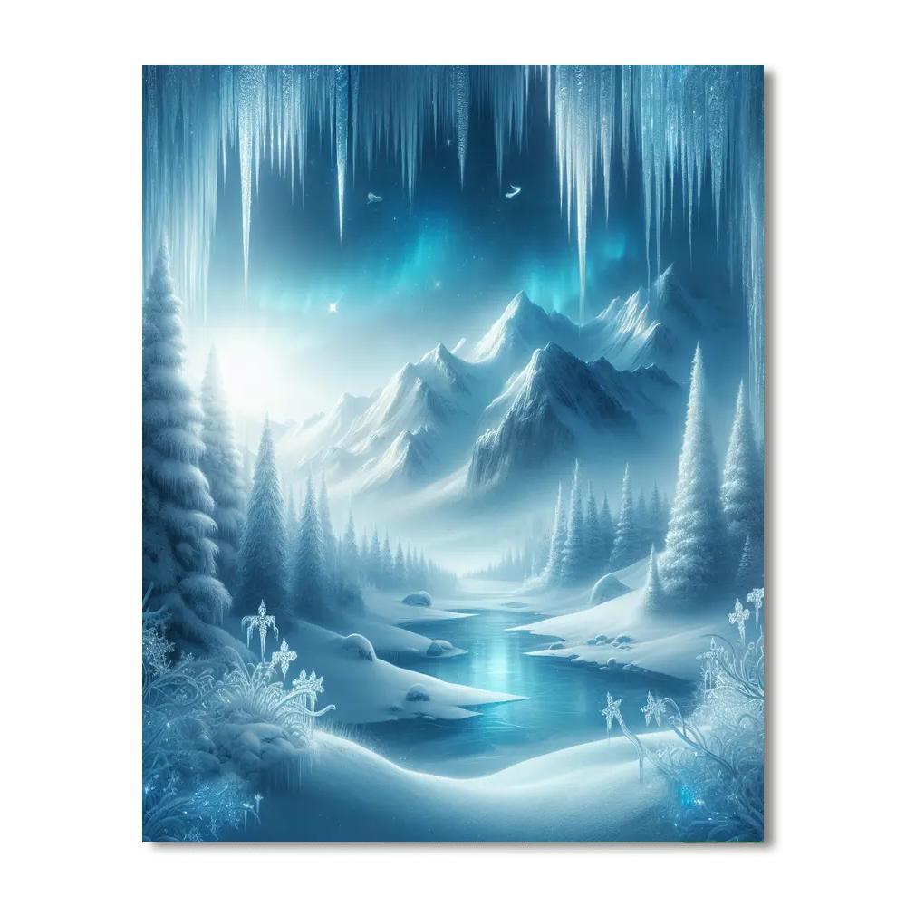 Frozen Winter Wonder Paint By Number