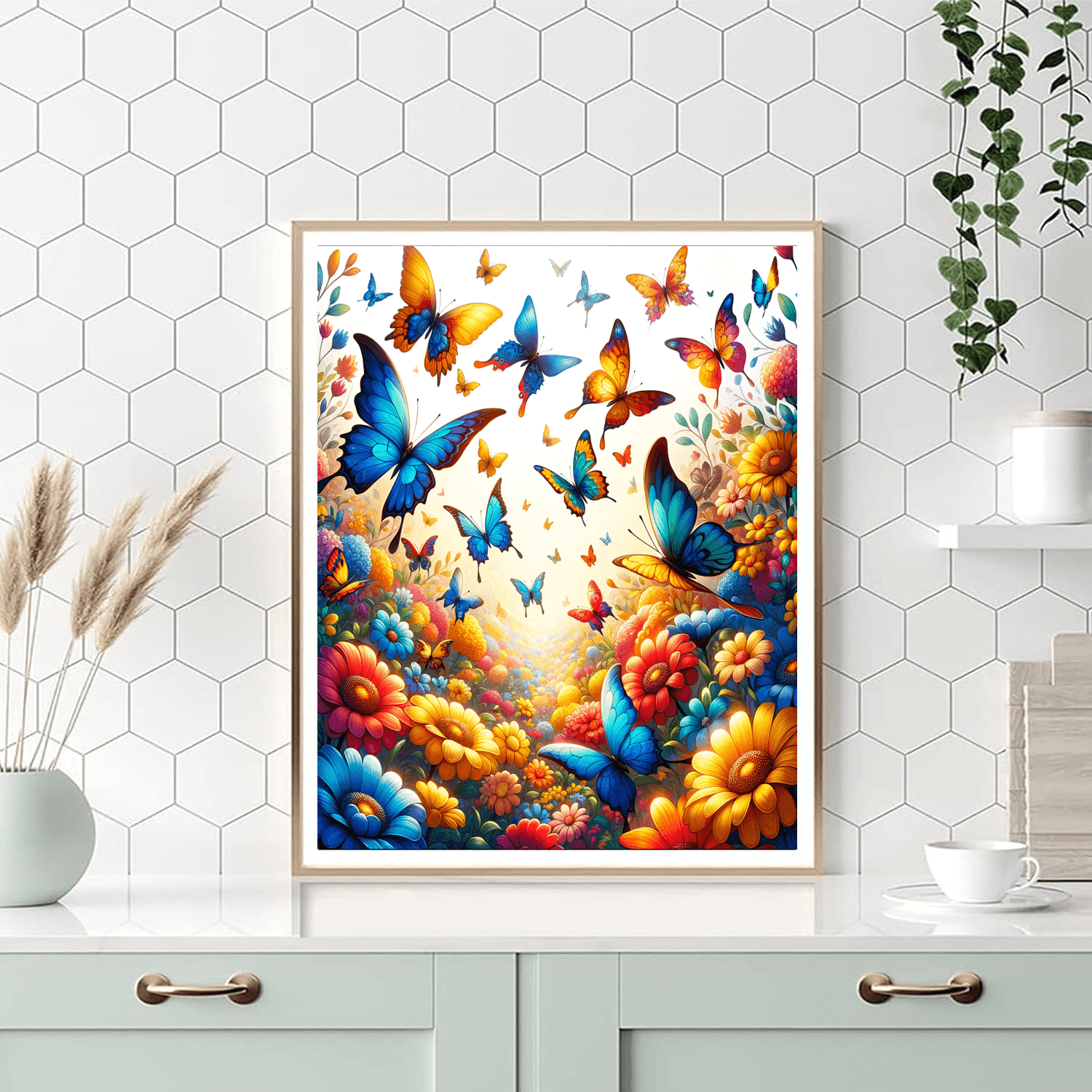 Dancing Butterflies Numbered Painting Kits