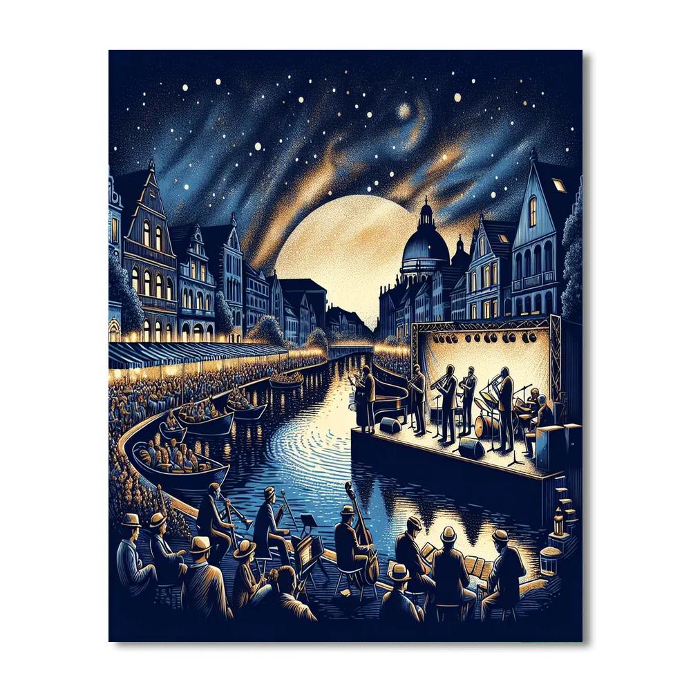Venezia Jazz Festival - Italy Numbered Painting Kits