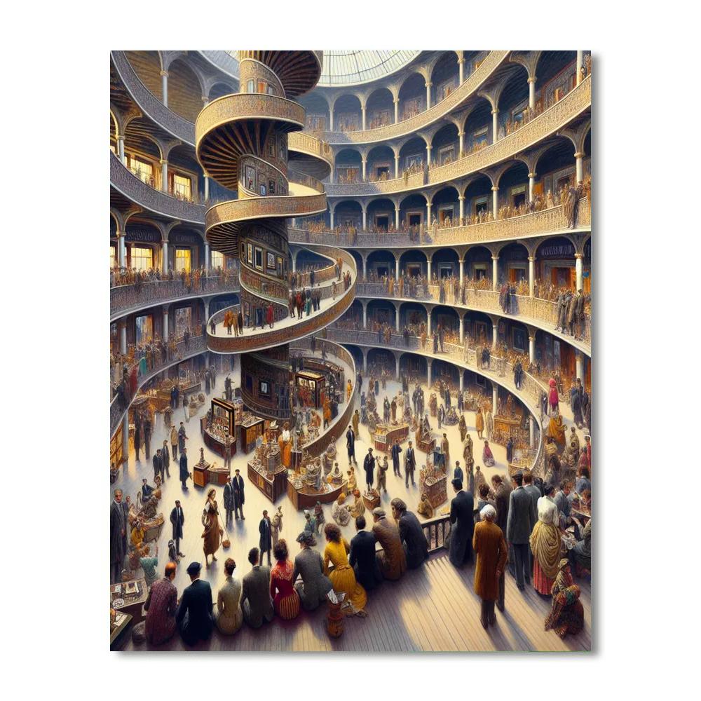 Guggenheim Festival - Spain Paint By Numbers Art