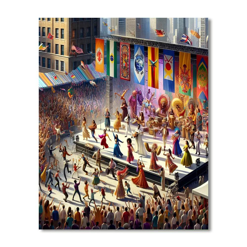 Harare International Festival Of The Arts - Zimbabwe Number Painting