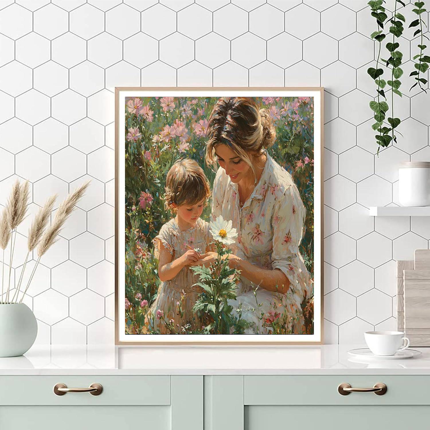 Love's First Bloom Painting Number Kit
