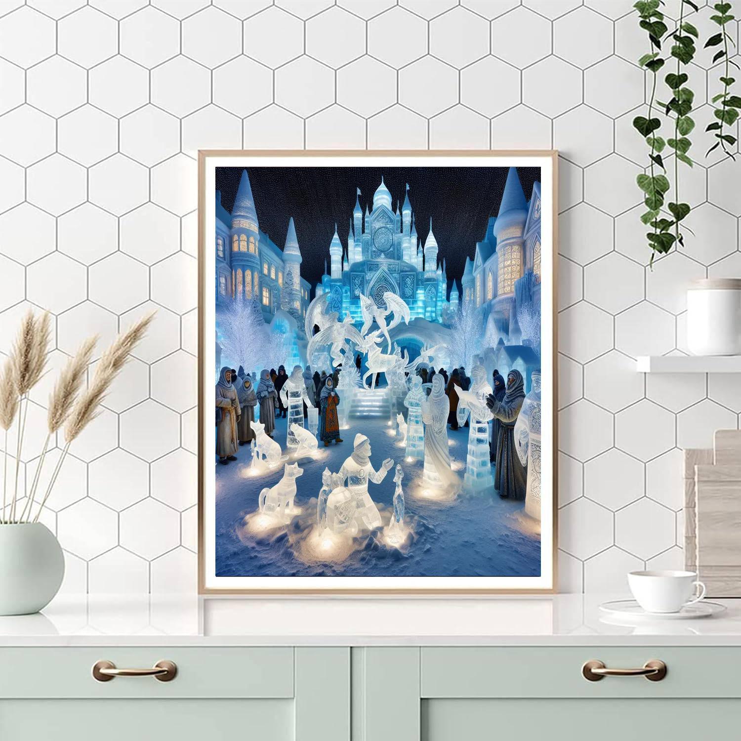 Snow & Ice Sculpture Festival - Belgium Paint By Numbers Art