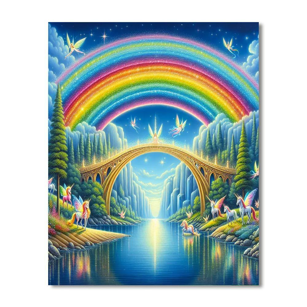 Rainbow Bridge Wonders Paint By Number