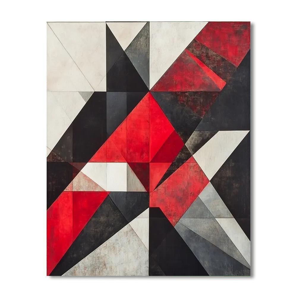 Kazimir Malevich Inspired Emotional Geometry  Paint By Color