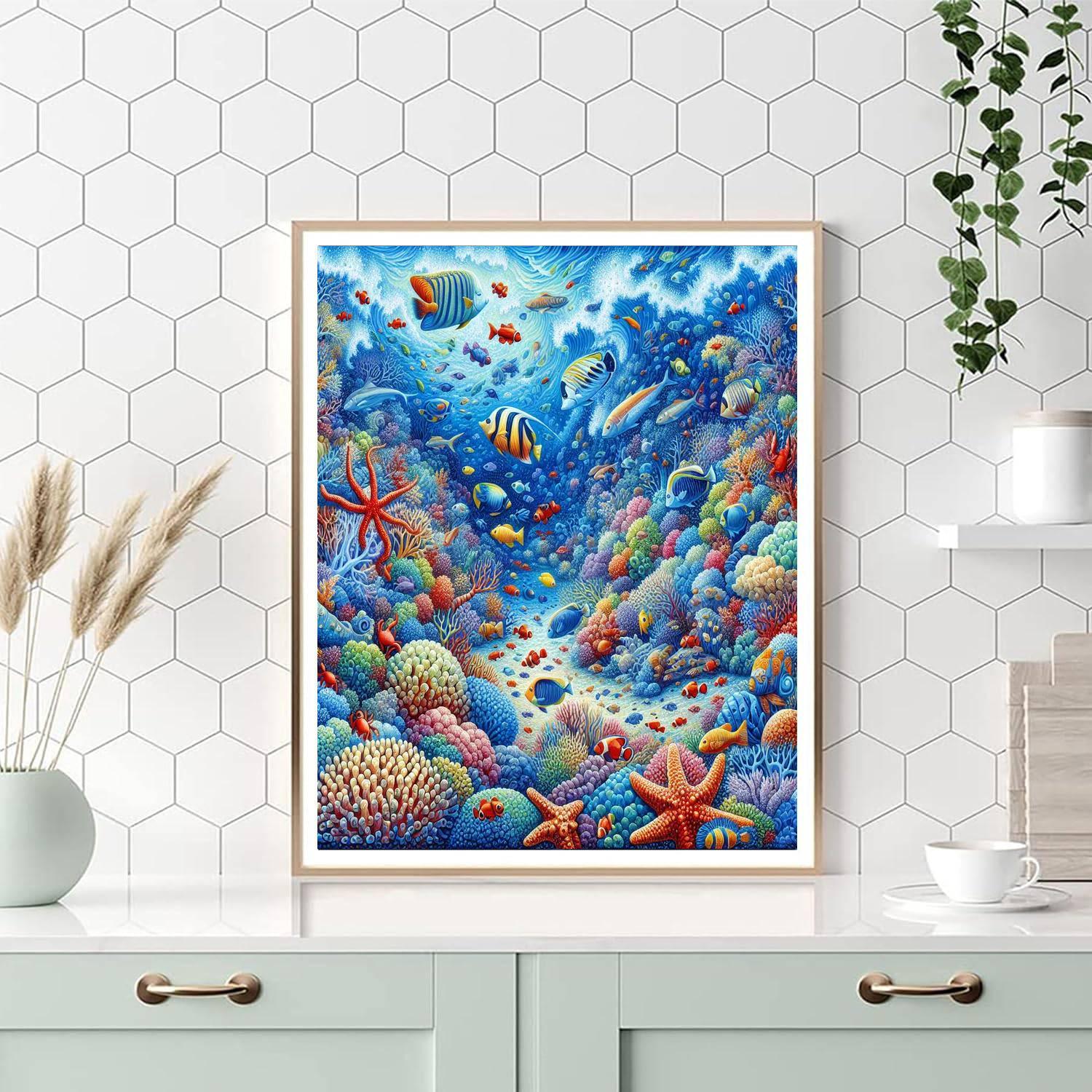 Ariel's Oceanic Voyage Paint By Number