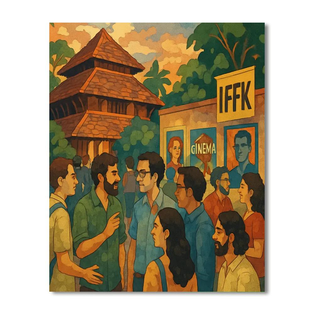 The International Film Festival Of Kerala - India Paint By Numbers Kits