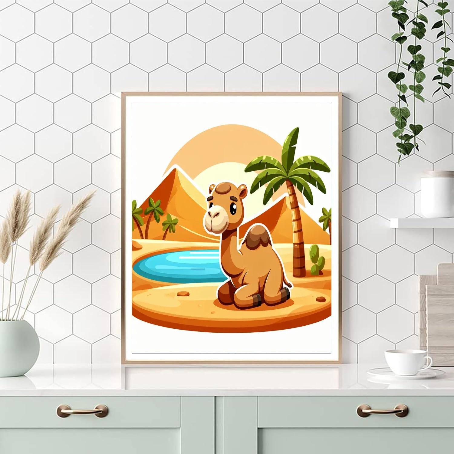 Camel's Desert Oasis Paint By Color