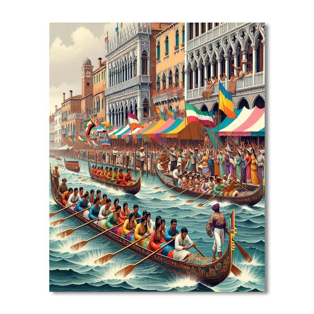 Venetian Regata Numbered Painting Kits