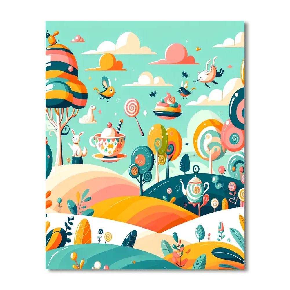 Whimsy Wonderland Paint By Numbers Art