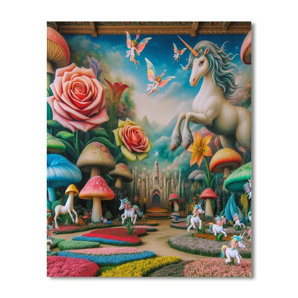 Fantasy Garden Wonder Paint By Number