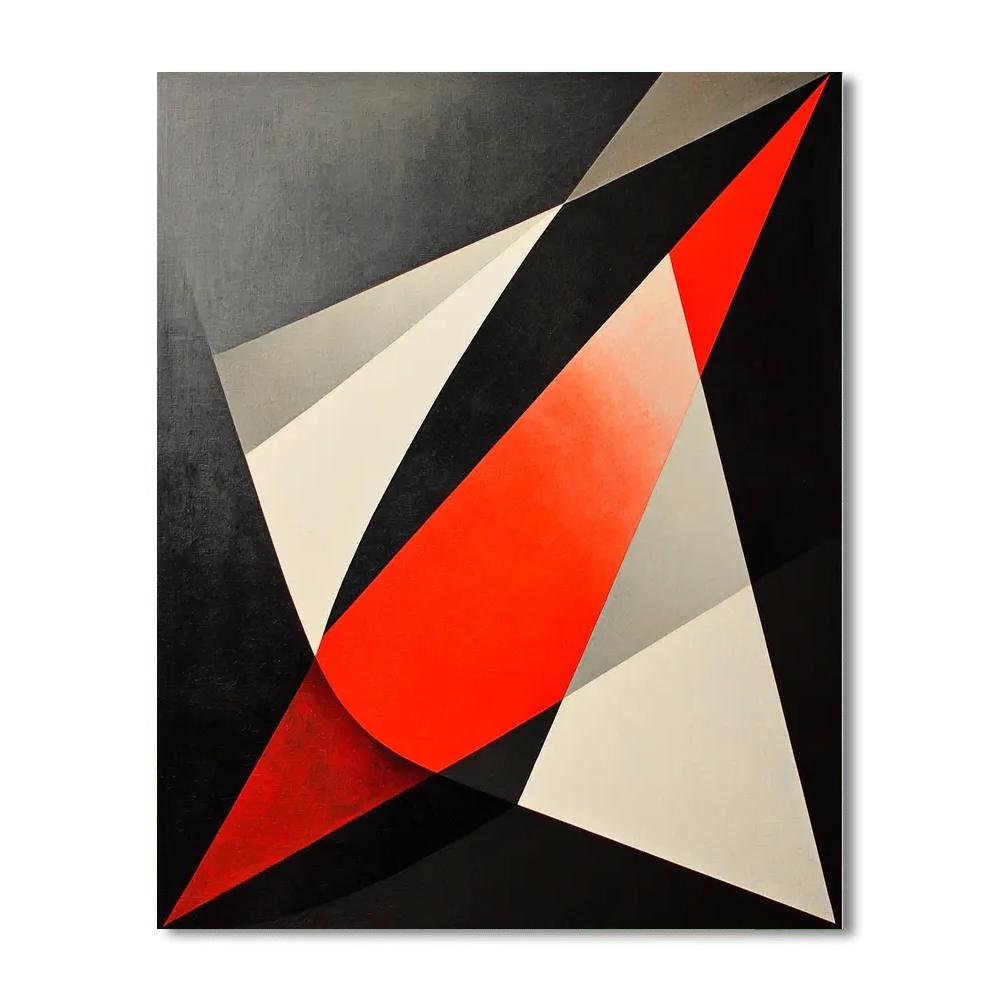 Kazimir Malevich Inspired Transient Moments  Paint By Numbers