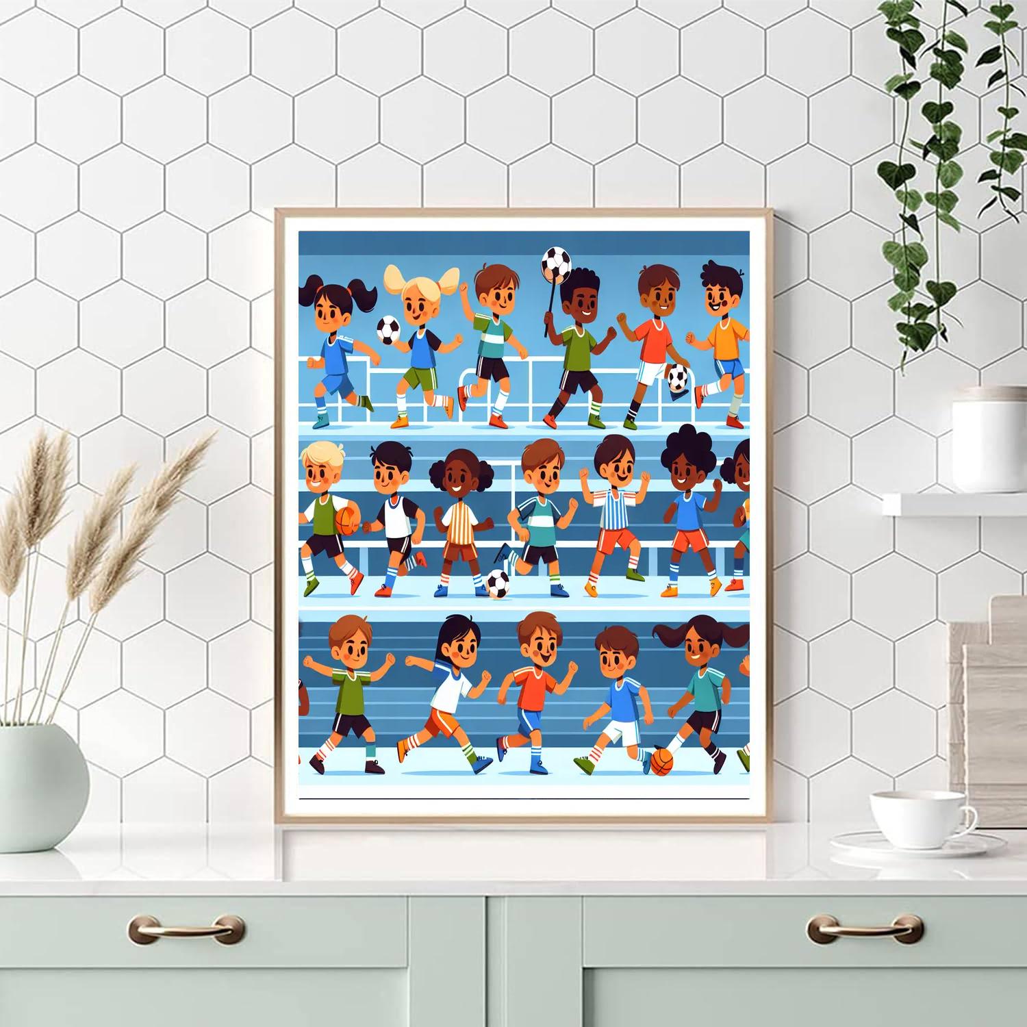 Superstar Sports Arena Numbered Painting Kits
