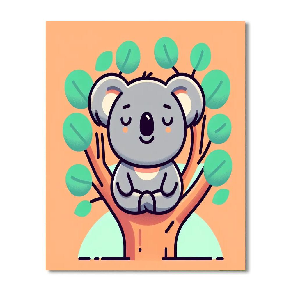 Koala's Gumtree Playground Numbered Painting Kits