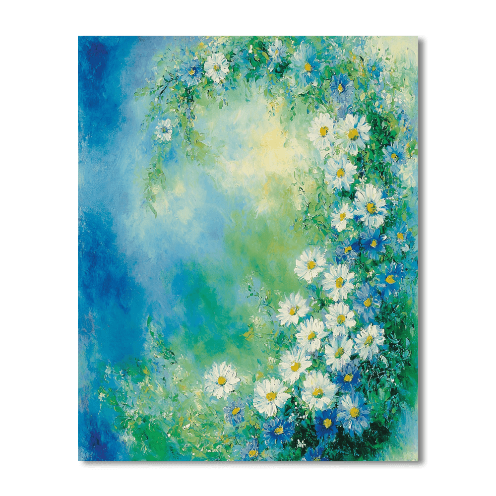 Marc Chagall Inspired Ethereal Daisies  Paint By Numbers Art