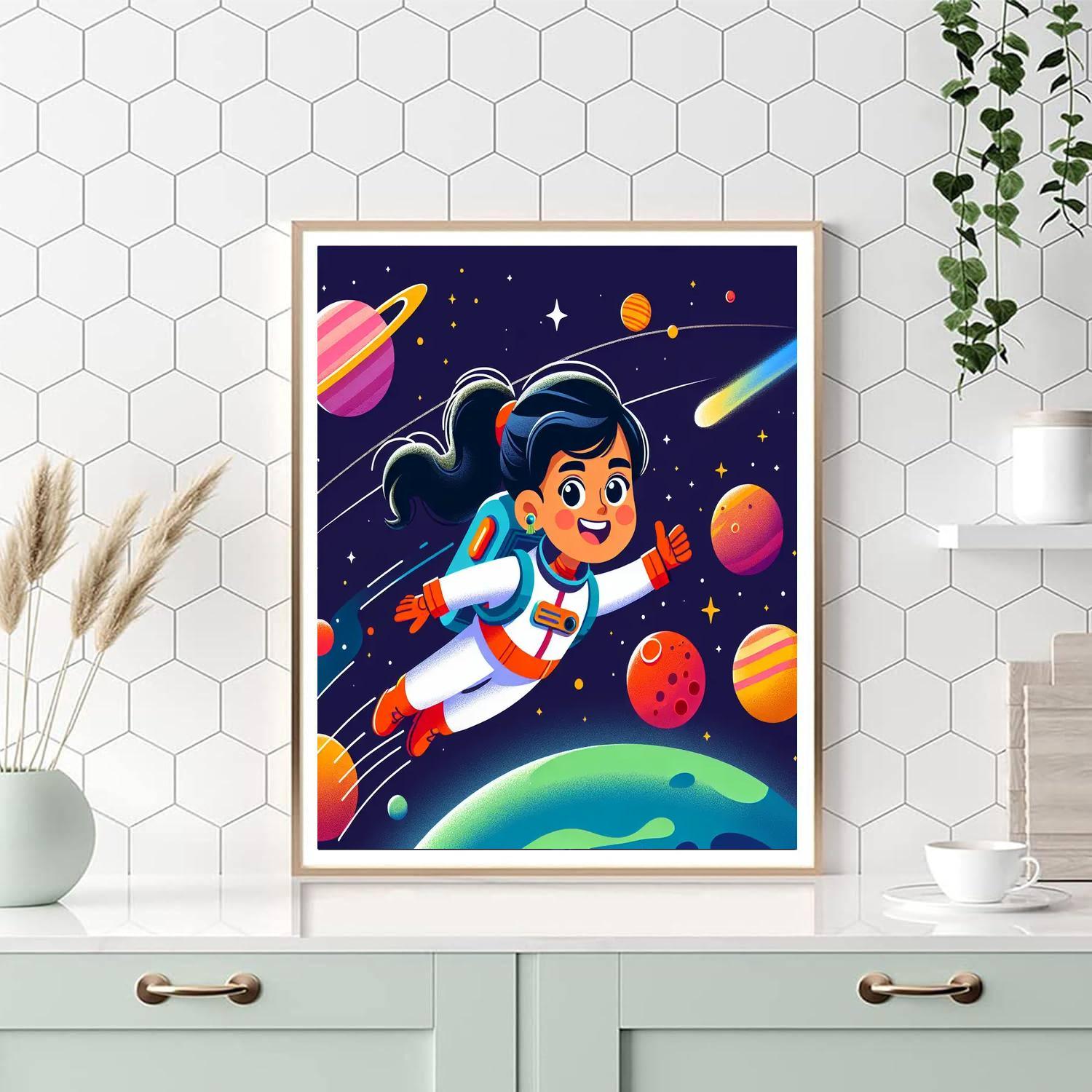 Galaxy Hopper Adventure Painting Number Kit