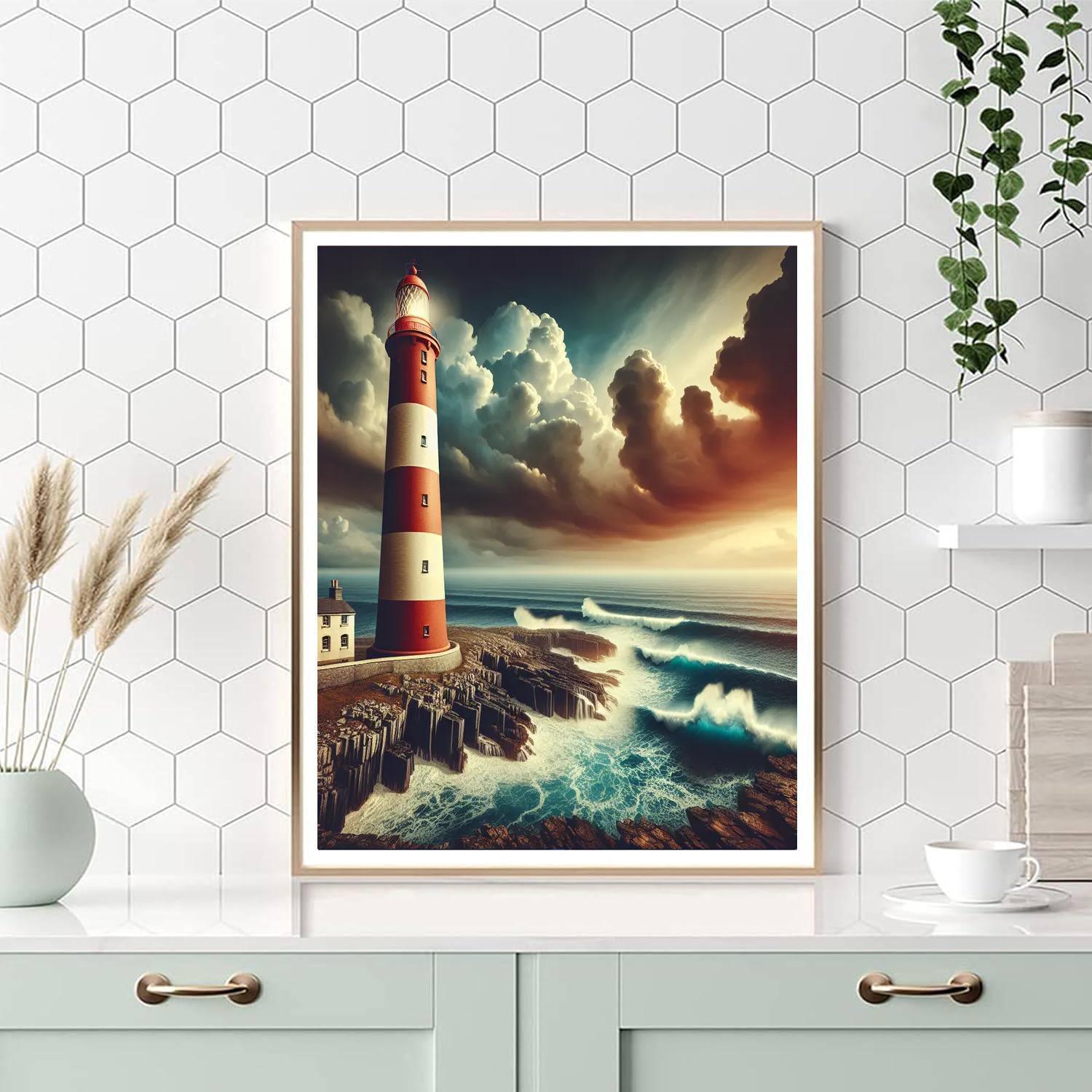 Coastal Lighthouse Watch Numbered Painting Kits