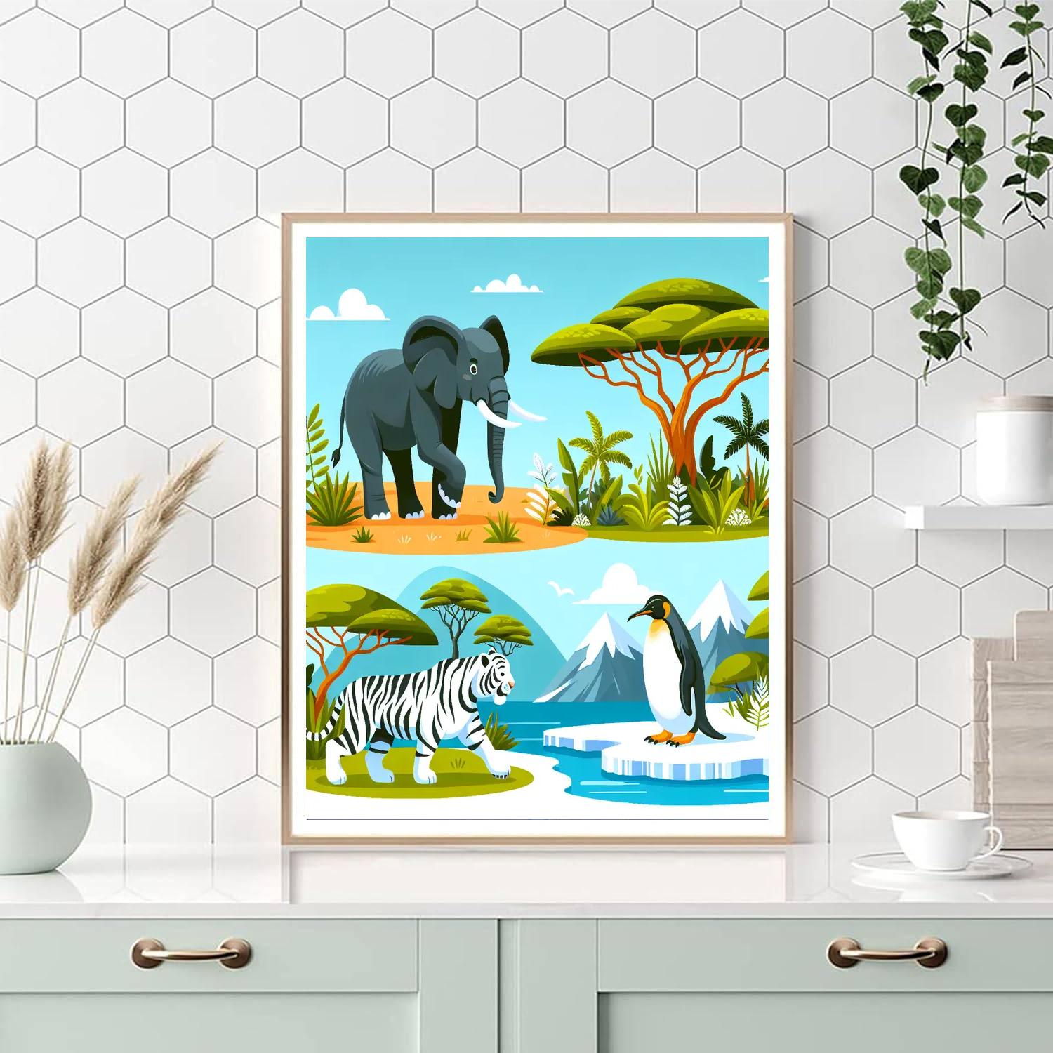 Wonderful World Of Wildlife Paint By Numbers