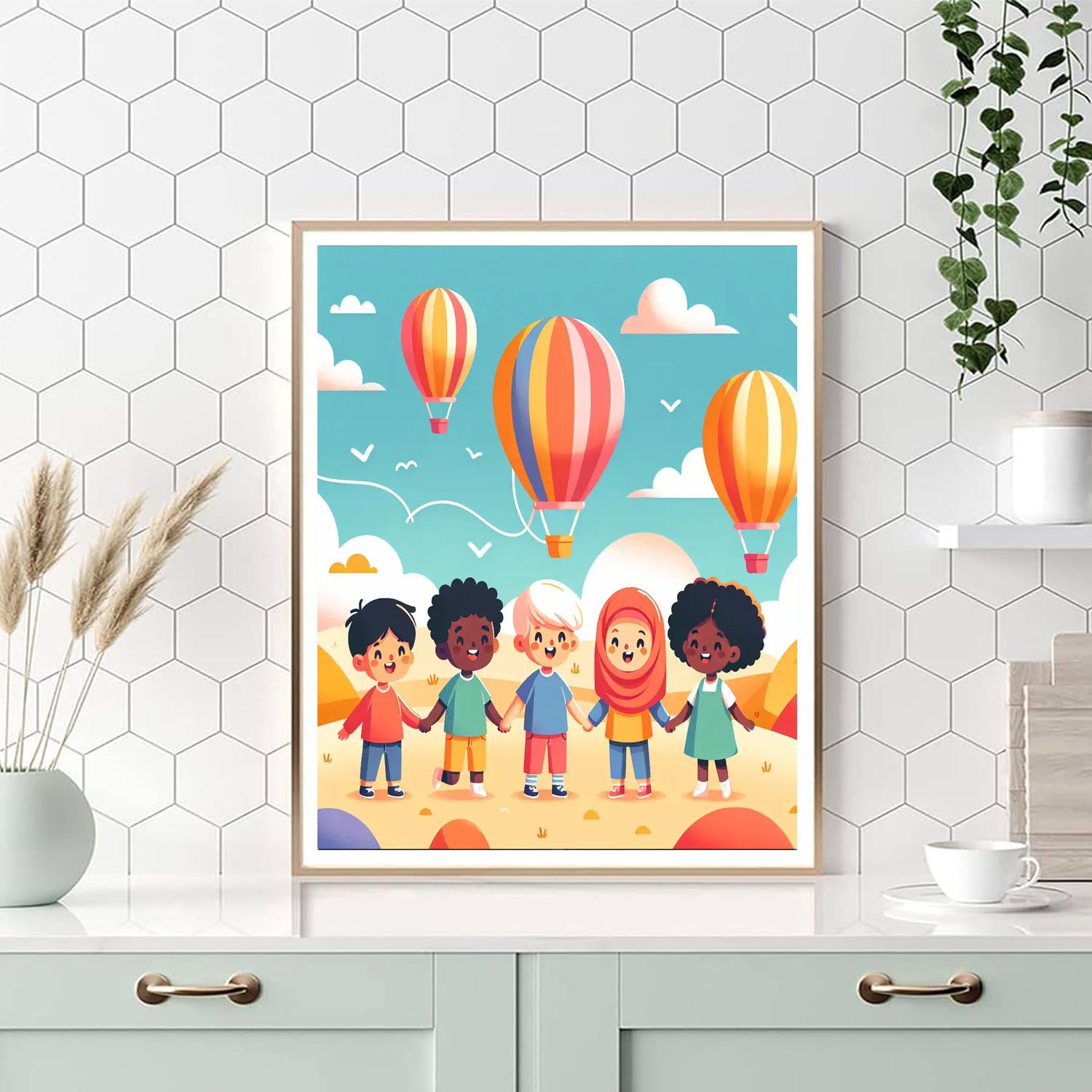 Balloon Adventure Journey Paint By Color