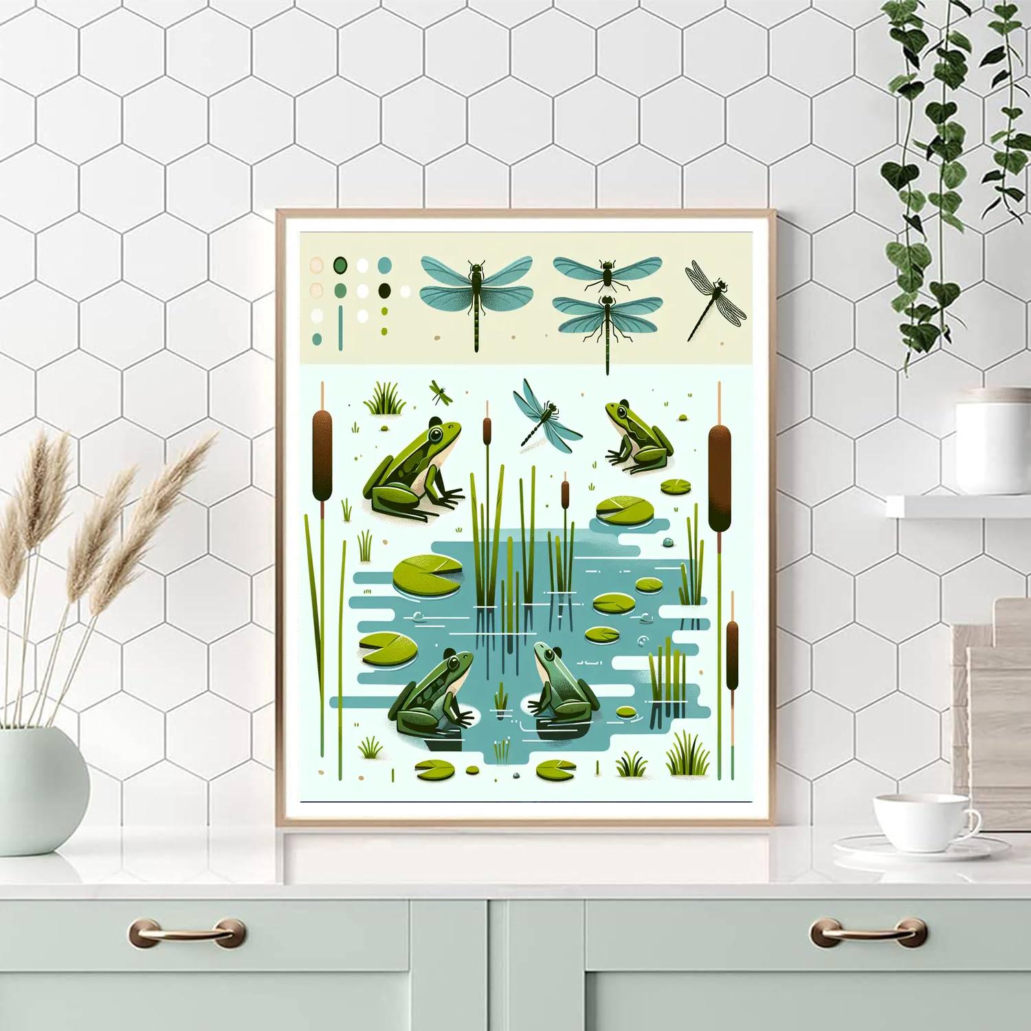 Mystic Marshland Numbered Painting Kits