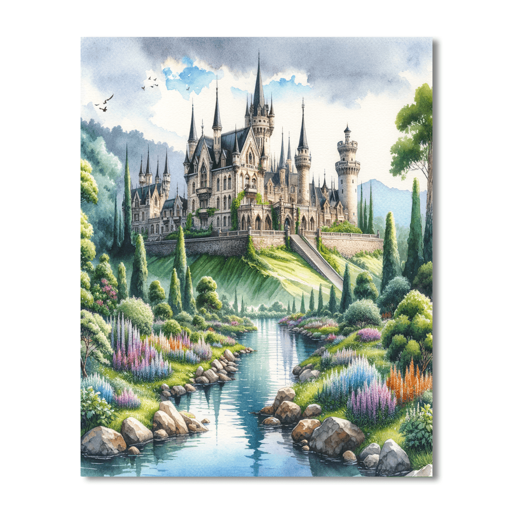 Castle Of Dreams Paint By Numbers