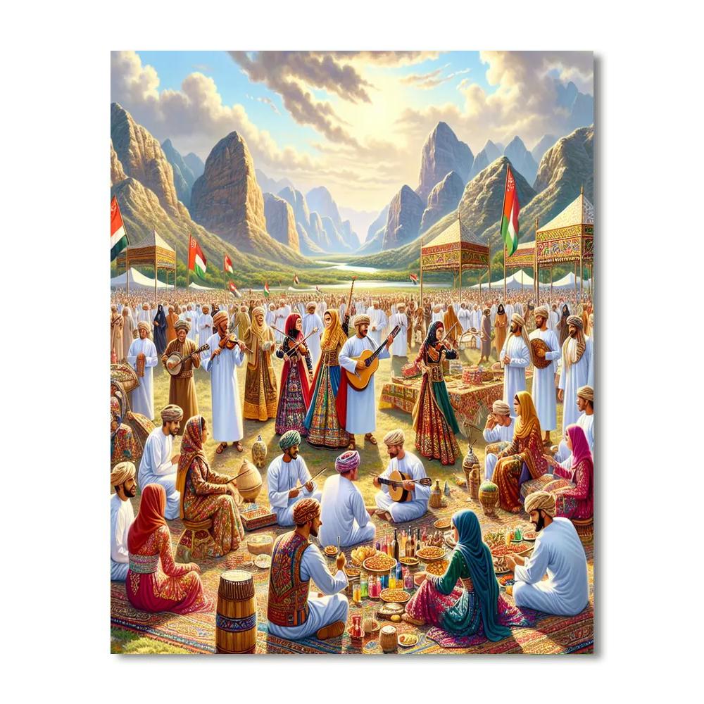 Oman World Tourism Day - Oman Numbered Painting Kits