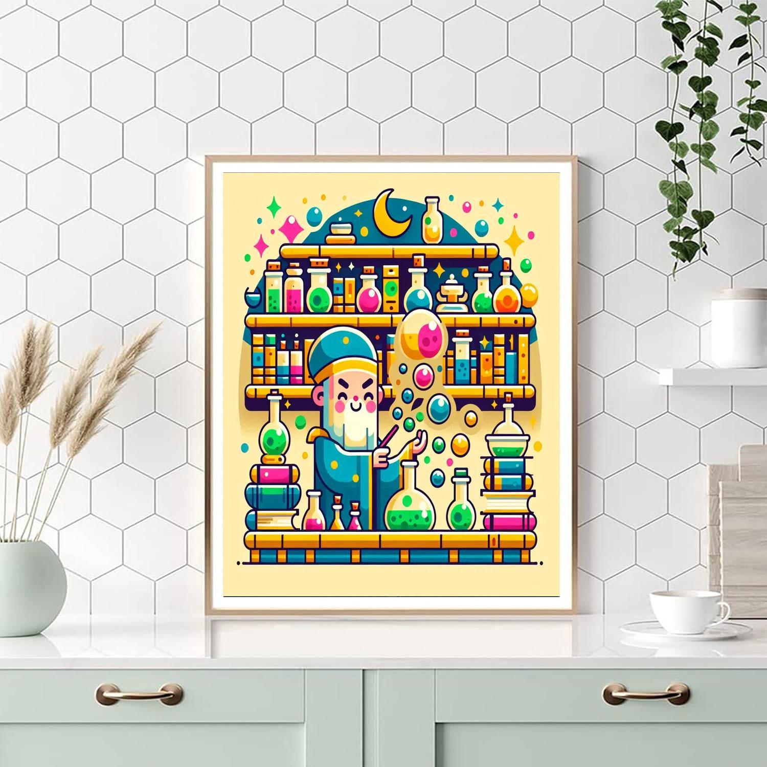 Magic Wizard's Lab DIY Paint By Numbers