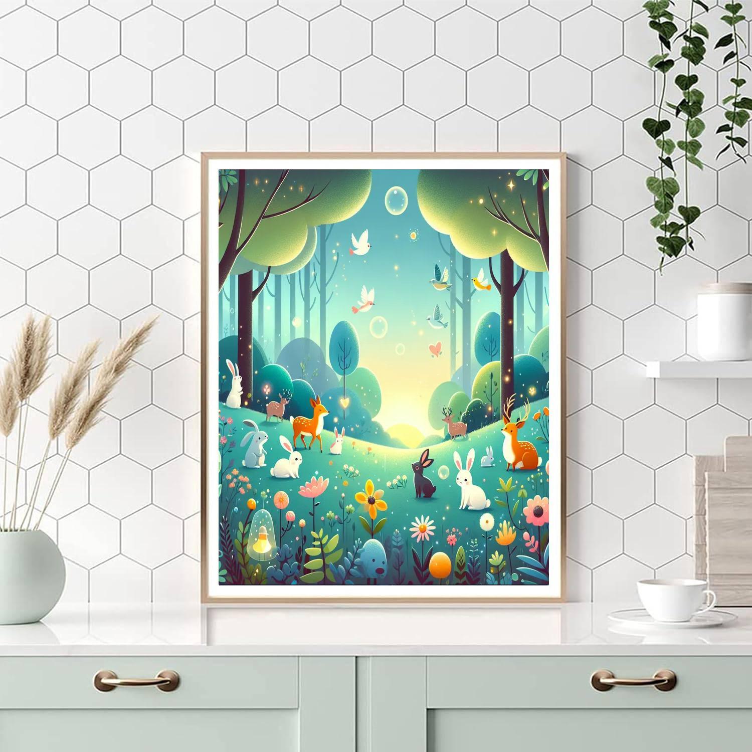 Whimsical Forest Journey Paint By Number