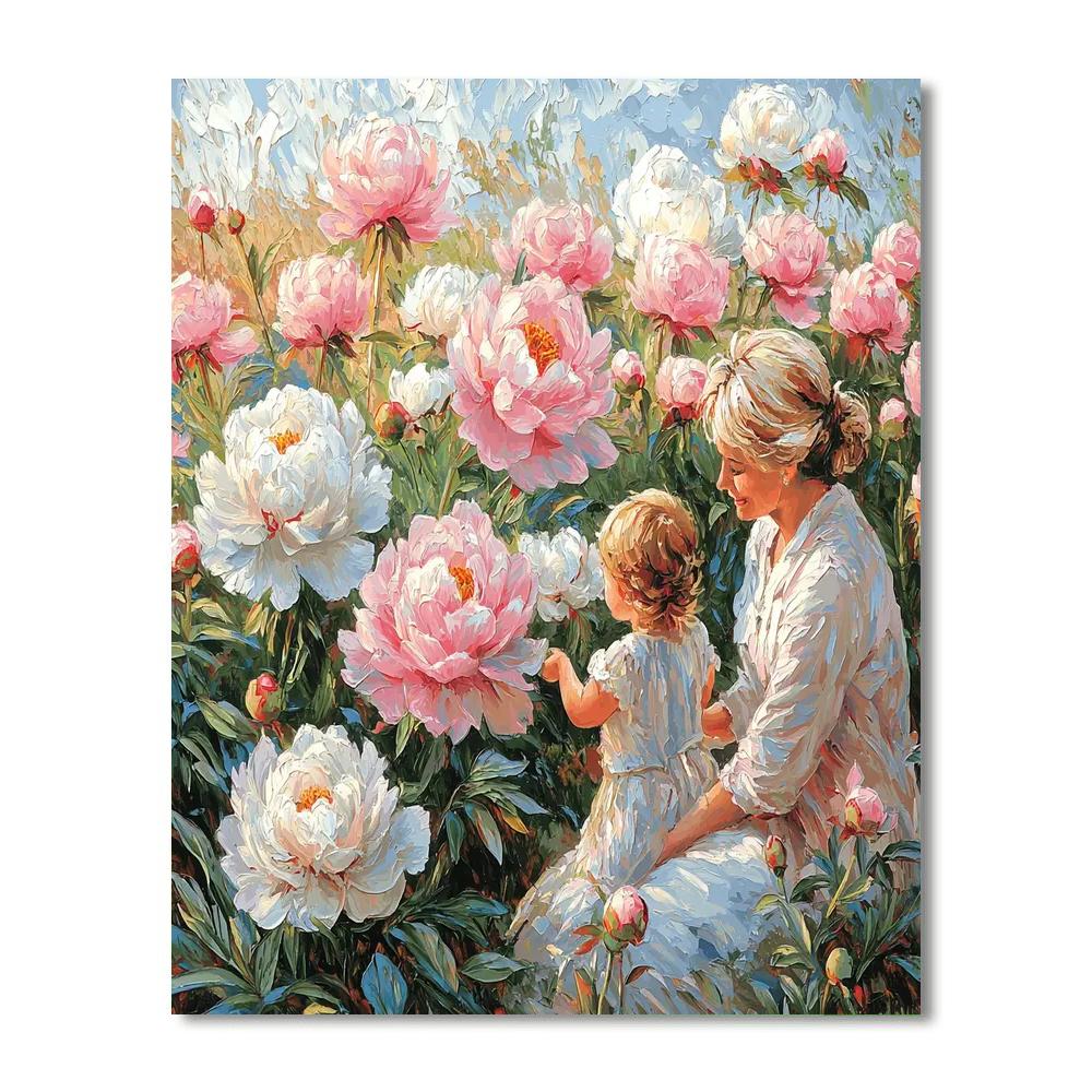 Precious Peonies Numbered Painting Kits