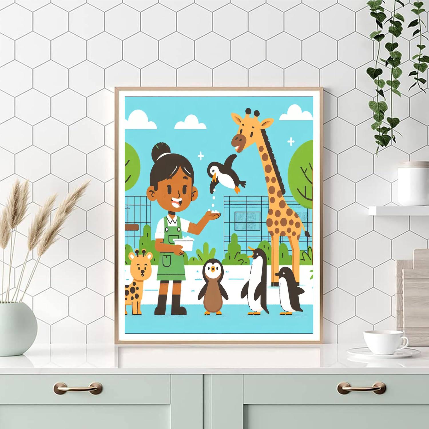 Zippy Zookeeper's Zone Numbered Painting Kits