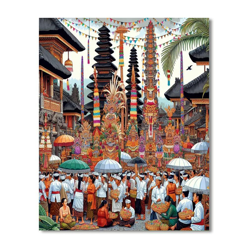 Galungan - Indonesia Paint By Numbers Art